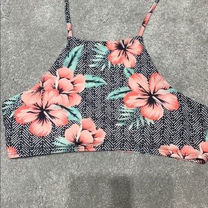 flower bikini top